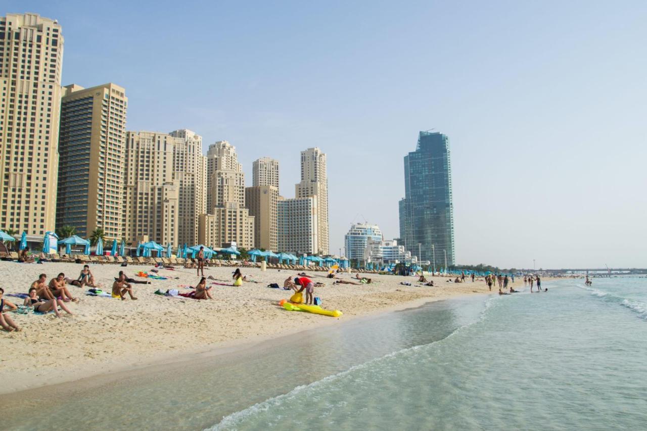 Luxury Jbr I Al Fattan Full Sea View I Free 5 Star Beach Resorts Access Dubai Eksteriør bilde